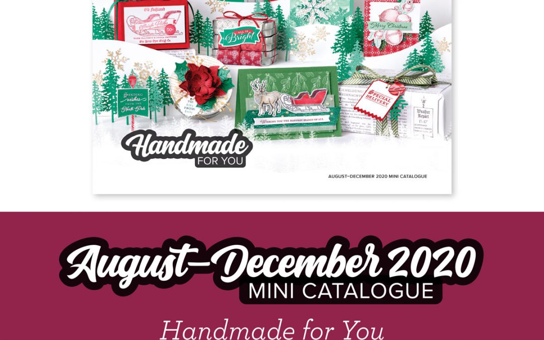 August to December 2020 Stampin' Up! mini-catalogue cover